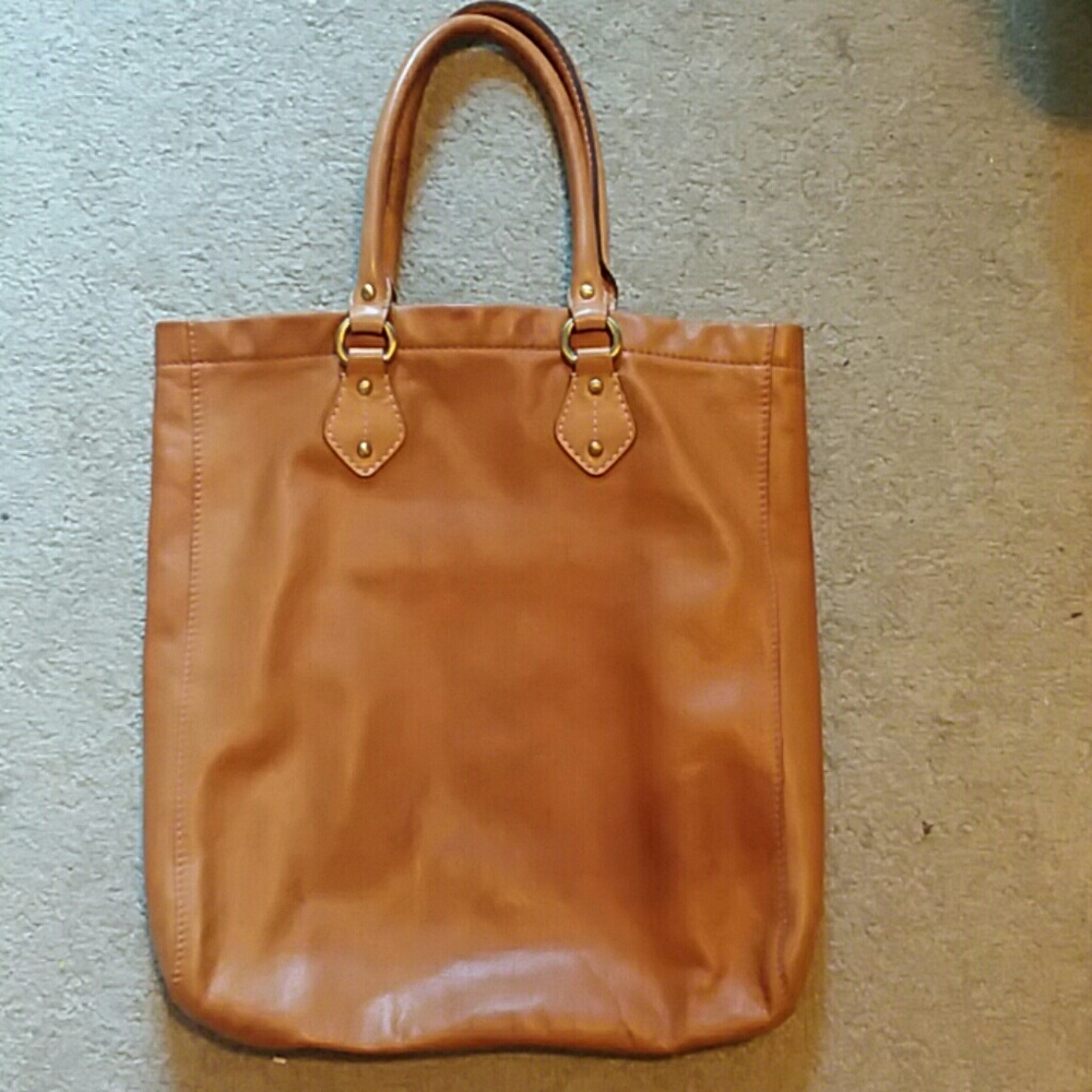 Beautiful J.Crew Leather Tote Purse